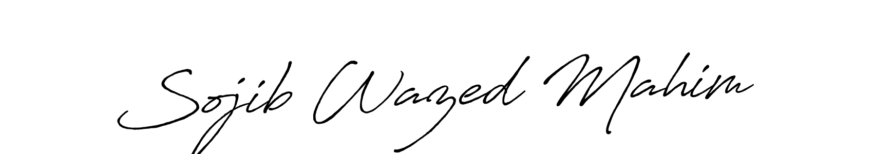 Use a signature maker to create a handwritten signature online. With this signature software, you can design (Antro_Vectra_Bolder) your own signature for name Sojib Wazed Mahim. Sojib Wazed Mahim signature style 7 images and pictures png