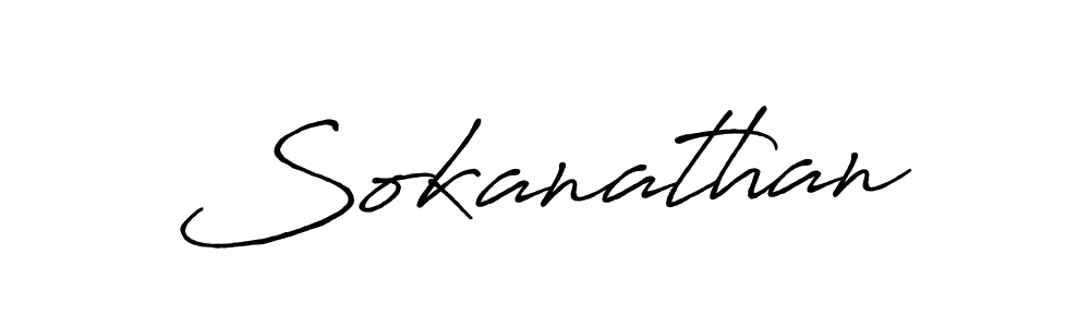 Make a beautiful signature design for name Sokanathan. With this signature (Antro_Vectra_Bolder) style, you can create a handwritten signature for free. Sokanathan signature style 7 images and pictures png