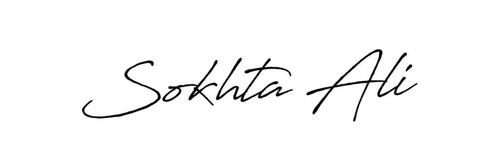 Design your own signature with our free online signature maker. With this signature software, you can create a handwritten (Antro_Vectra_Bolder) signature for name Sokhta Ali. Sokhta Ali signature style 7 images and pictures png