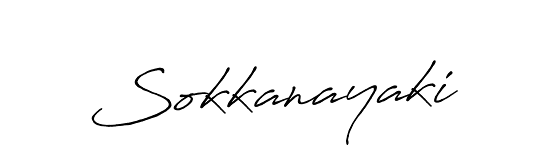 Make a beautiful signature design for name Sokkanayaki. With this signature (Antro_Vectra_Bolder) style, you can create a handwritten signature for free. Sokkanayaki signature style 7 images and pictures png