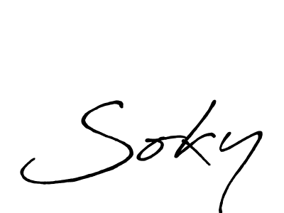 Similarly Antro_Vectra_Bolder is the best handwritten signature design. Signature creator online .You can use it as an online autograph creator for name Soky. Soky signature style 7 images and pictures png