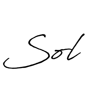 Similarly Antro_Vectra_Bolder is the best handwritten signature design. Signature creator online .You can use it as an online autograph creator for name Sol. Sol signature style 7 images and pictures png