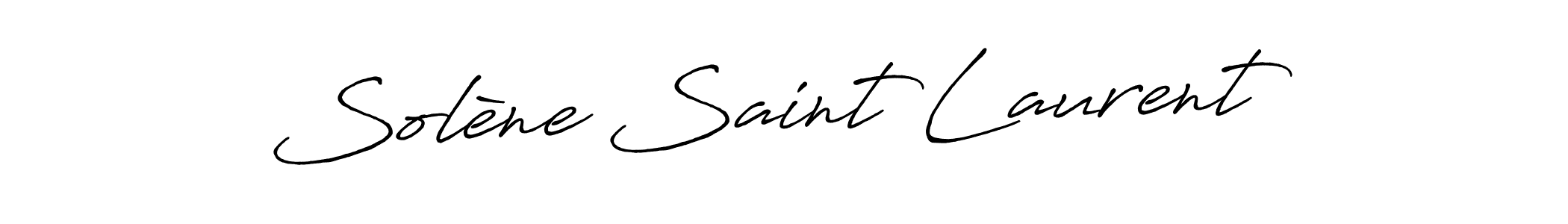 Antro_Vectra_Bolder is a professional signature style that is perfect for those who want to add a touch of class to their signature. It is also a great choice for those who want to make their signature more unique. Get Solène Saint Laurent name to fancy signature for free. Solène Saint Laurent signature style 7 images and pictures png