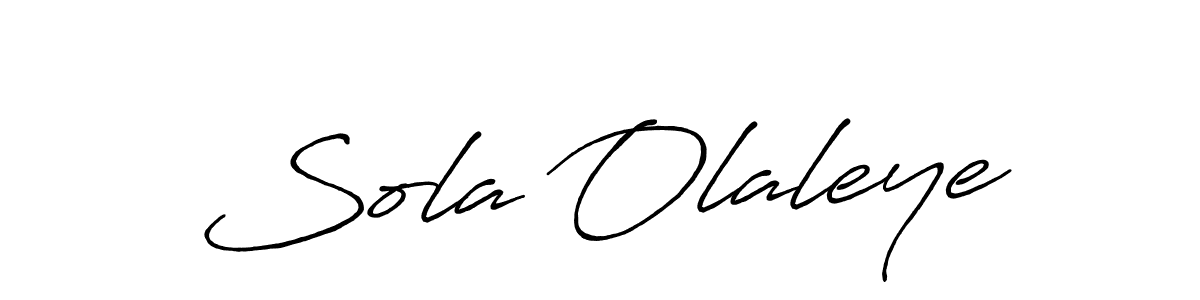 Once you've used our free online signature maker to create your best signature Antro_Vectra_Bolder style, it's time to enjoy all of the benefits that Sola Olaleye name signing documents. Sola Olaleye signature style 7 images and pictures png