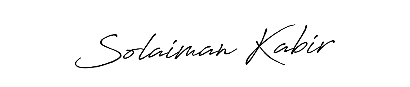 You should practise on your own different ways (Antro_Vectra_Bolder) to write your name (Solaiman Kabir) in signature. don't let someone else do it for you. Solaiman Kabir signature style 7 images and pictures png