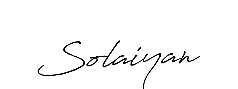 Make a beautiful signature design for name Solaiyan. Use this online signature maker to create a handwritten signature for free. Solaiyan signature style 7 images and pictures png