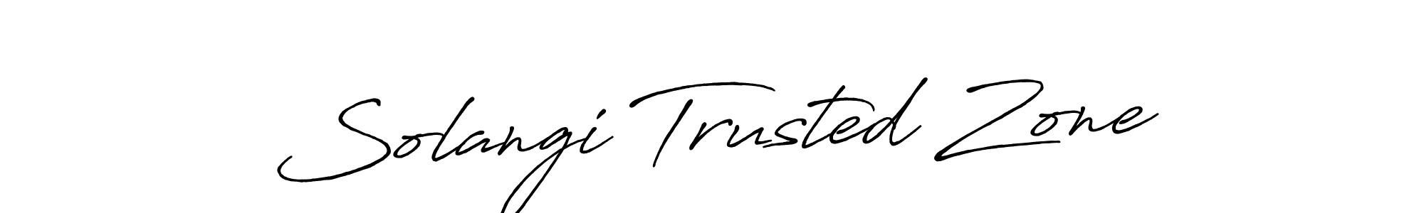 How to make Solangi Trusted Zone name signature. Use Antro_Vectra_Bolder style for creating short signs online. This is the latest handwritten sign. Solangi Trusted Zone signature style 7 images and pictures png