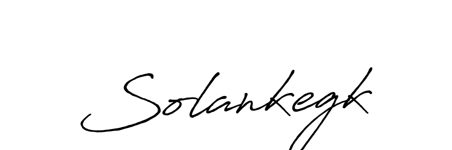 The best way (Antro_Vectra_Bolder) to make a short signature is to pick only two or three words in your name. The name Solankegk include a total of six letters. For converting this name. Solankegk signature style 7 images and pictures png