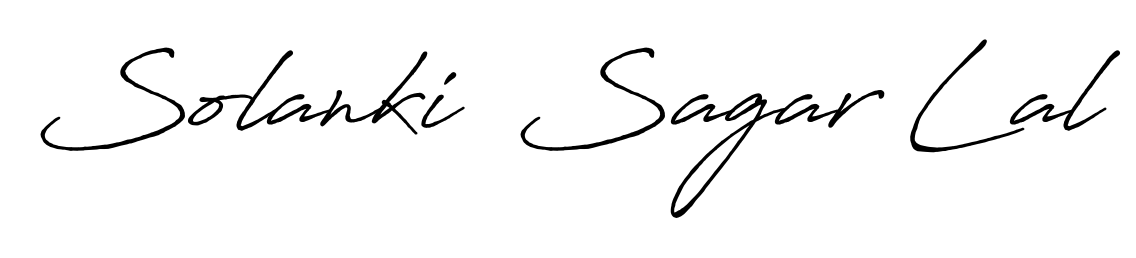 Create your official email sign-off with Solanki  Sagar Lal name in Antro_Vectra_Bolder style. Crisp, clean, and perfectly legible across all screens. Solanki  Sagar Lal signature style 7 images and pictures png