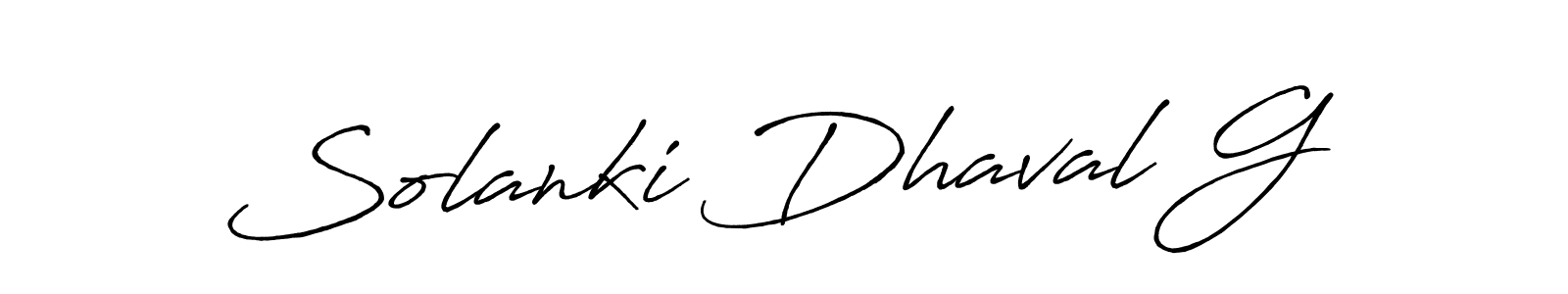 It looks lik you need a new signature style for name Solanki Dhaval G. Design unique handwritten (Antro_Vectra_Bolder) signature with our free signature maker in just a few clicks. Solanki Dhaval G signature style 7 images and pictures png