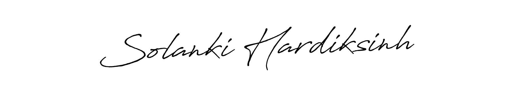 Also You can easily find your signature by using the search form. We will create Solanki Hardiksinh name handwritten signature images for you free of cost using Antro_Vectra_Bolder sign style. Solanki Hardiksinh signature style 7 images and pictures png