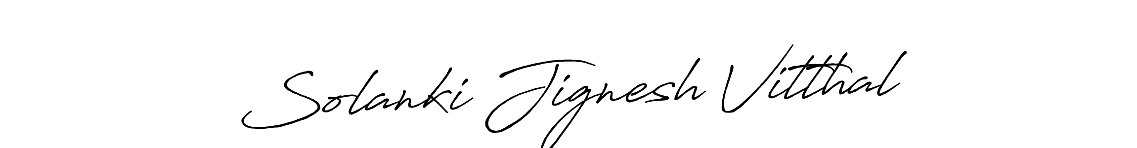 It looks lik you need a new signature style for name Solanki Jignesh Vitthal. Design unique handwritten (Antro_Vectra_Bolder) signature with our free signature maker in just a few clicks. Solanki Jignesh Vitthal signature style 7 images and pictures png