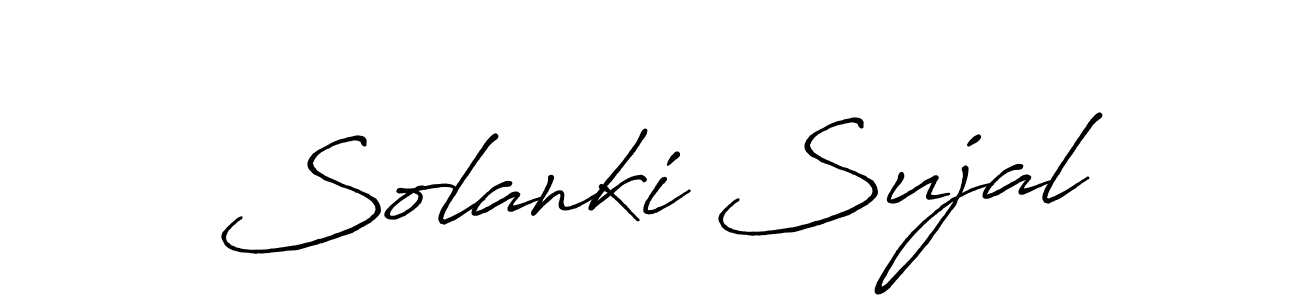 if you are searching for the best signature style for your name Solanki Sujal. so please give up your signature search. here we have designed multiple signature styles  using Antro_Vectra_Bolder. Solanki Sujal signature style 7 images and pictures png