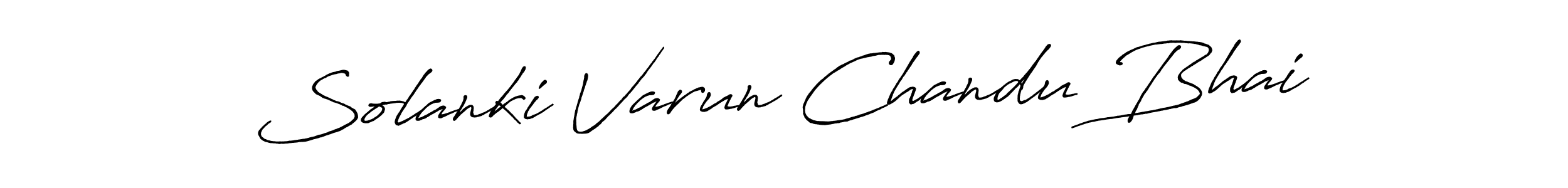 How to make Solanki Varun Chandu Bhai signature? Antro_Vectra_Bolder is a professional autograph style. Create handwritten signature for Solanki Varun Chandu Bhai name. Solanki Varun Chandu Bhai signature style 7 images and pictures png