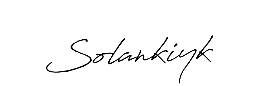 Similarly Antro_Vectra_Bolder is the best handwritten signature design. Signature creator online .You can use it as an online autograph creator for name Solankiyk. Solankiyk signature style 7 images and pictures png