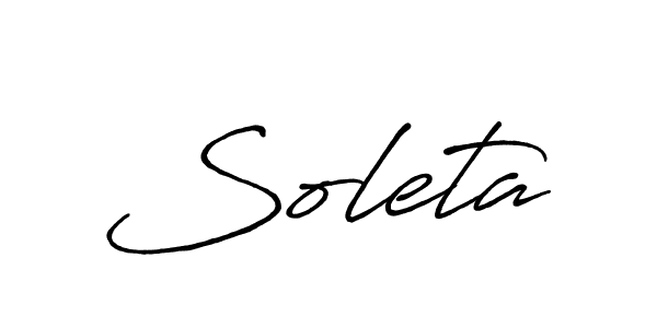 Make a short Soleta signature style. Manage your documents anywhere anytime using Antro_Vectra_Bolder. Create and add eSignatures, submit forms, share and send files easily. Soleta signature style 7 images and pictures png