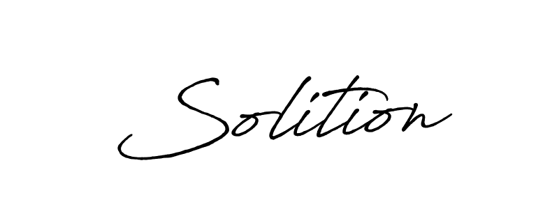 Also You can easily find your signature by using the search form. We will create Solition name handwritten signature images for you free of cost using Antro_Vectra_Bolder sign style. Solition signature style 7 images and pictures png