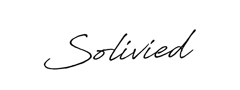 Also we have Solivied name is the best signature style. Create professional handwritten signature collection using Antro_Vectra_Bolder autograph style. Solivied signature style 7 images and pictures png