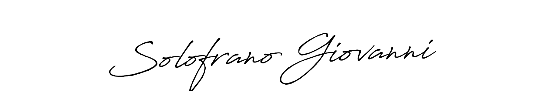 Use a signature maker to create a handwritten signature online. With this signature software, you can design (Antro_Vectra_Bolder) your own signature for name Solofrano Giovanni. Solofrano Giovanni signature style 7 images and pictures png