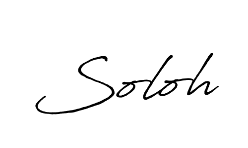 It looks lik you need a new signature style for name Soloh. Design unique handwritten (Antro_Vectra_Bolder) signature with our free signature maker in just a few clicks. Soloh signature style 7 images and pictures png