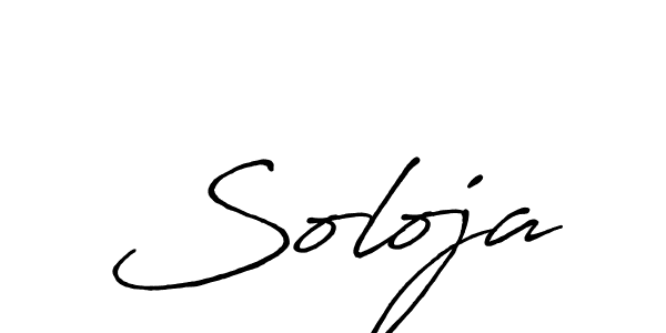 How to make Soloja name signature. Use Antro_Vectra_Bolder style for creating short signs online. This is the latest handwritten sign. Soloja signature style 7 images and pictures png