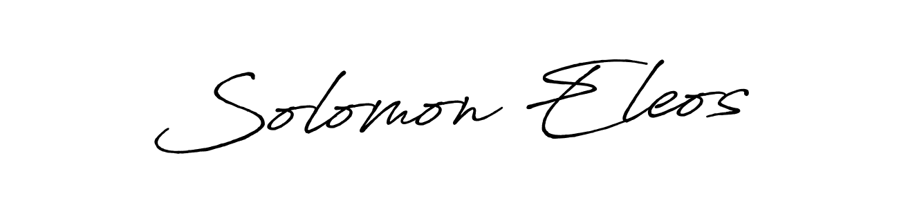 if you are searching for the best signature style for your name Solomon Eleos. so please give up your signature search. here we have designed multiple signature styles  using Antro_Vectra_Bolder. Solomon Eleos signature style 7 images and pictures png
