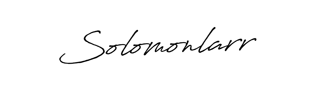 Solomonlarr stylish signature style. Best Handwritten Sign (Antro_Vectra_Bolder) for my name. Handwritten Signature Collection Ideas for my name Solomonlarr. Solomonlarr signature style 7 images and pictures png