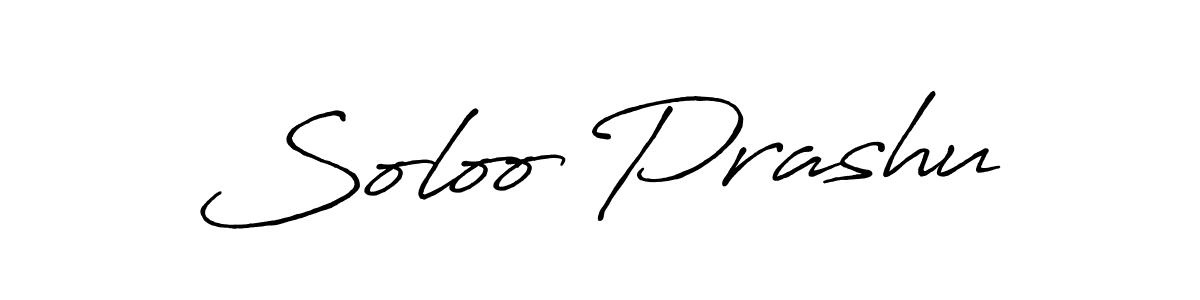 How to make Soloo Prashu signature? Antro_Vectra_Bolder is a professional autograph style. Create handwritten signature for Soloo Prashu name. Soloo Prashu signature style 7 images and pictures png