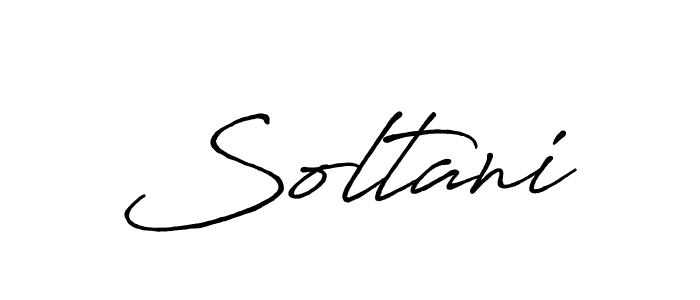 How to make Soltani name signature. Use Antro_Vectra_Bolder style for creating short signs online. This is the latest handwritten sign. Soltani signature style 7 images and pictures png