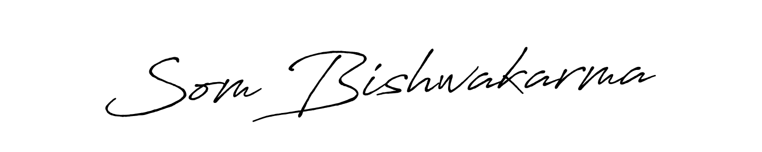 You should practise on your own different ways (Antro_Vectra_Bolder) to write your name (Som Bishwakarma) in signature. don't let someone else do it for you. Som Bishwakarma signature style 7 images and pictures png