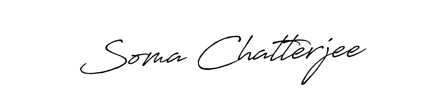 Also we have Soma Chatterjee name is the best signature style. Create professional handwritten signature collection using Antro_Vectra_Bolder autograph style. Soma Chatterjee signature style 7 images and pictures png