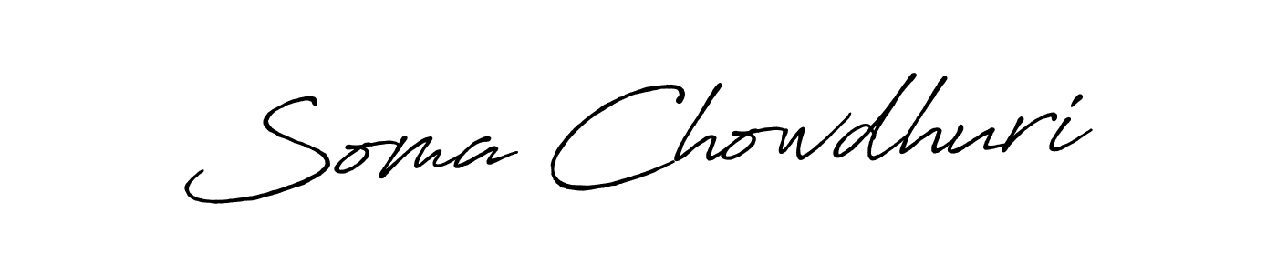 Make a beautiful signature design for name Soma Chowdhuri. Use this online signature maker to create a handwritten signature for free. Soma Chowdhuri signature style 7 images and pictures png