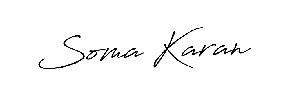 It looks lik you need a new signature style for name Soma Karan. Design unique handwritten (Antro_Vectra_Bolder) signature with our free signature maker in just a few clicks. Soma Karan signature style 7 images and pictures png