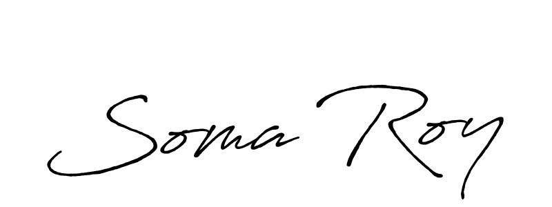 Soma Roy stylish signature style. Best Handwritten Sign (Antro_Vectra_Bolder) for my name. Handwritten Signature Collection Ideas for my name Soma Roy. Soma Roy signature style 7 images and pictures png