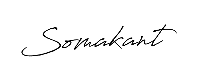 You should practise on your own different ways (Antro_Vectra_Bolder) to write your name (Somakant) in signature. don't let someone else do it for you. Somakant signature style 7 images and pictures png