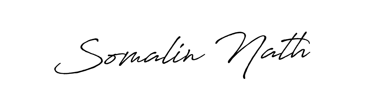 Make a beautiful signature design for name Somalin Nath. Use this online signature maker to create a handwritten signature for free. Somalin Nath signature style 7 images and pictures png