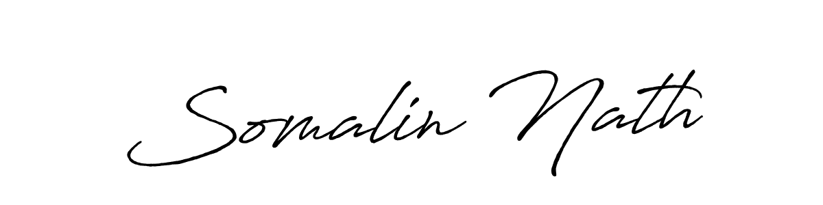 Make a beautiful signature design for name Somalin Nath. Use this online signature maker to create a handwritten signature for free. Somalin Nath signature style 7 images and pictures png