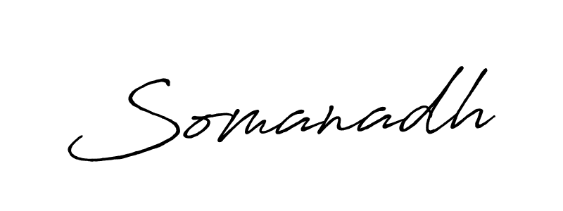 Make a beautiful signature design for name Somanadh. Use this online signature maker to create a handwritten signature for free. Somanadh signature style 7 images and pictures png