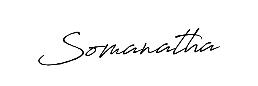 Use a signature maker to create a handwritten signature online. With this signature software, you can design (Antro_Vectra_Bolder) your own signature for name Somanatha. Somanatha signature style 7 images and pictures png