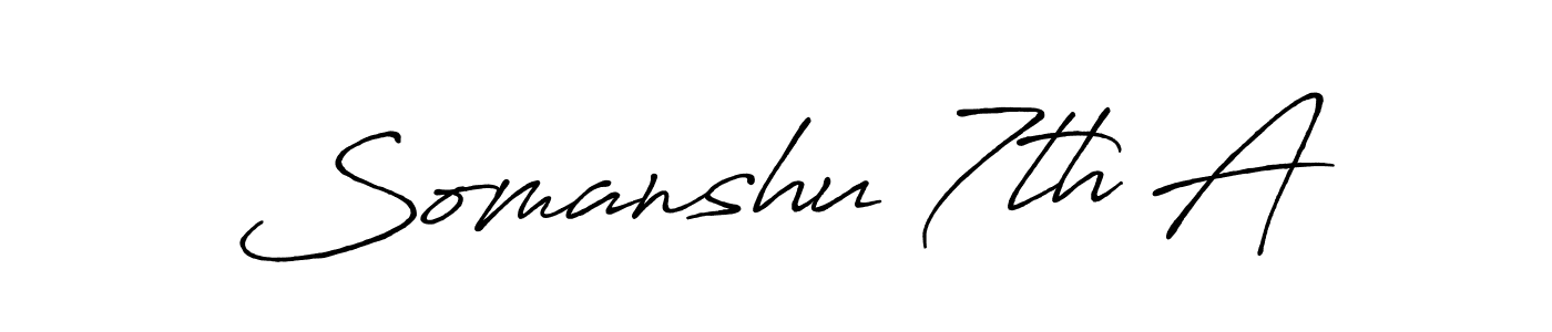 Check out images of Autograph of Somanshu 7th A name. Actor Somanshu 7th A Signature Style. Antro_Vectra_Bolder is a professional sign style online. Somanshu 7th A signature style 7 images and pictures png