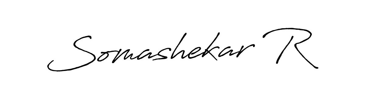 Somashekar R stylish signature style. Best Handwritten Sign (Antro_Vectra_Bolder) for my name. Handwritten Signature Collection Ideas for my name Somashekar R. Somashekar R signature style 7 images and pictures png