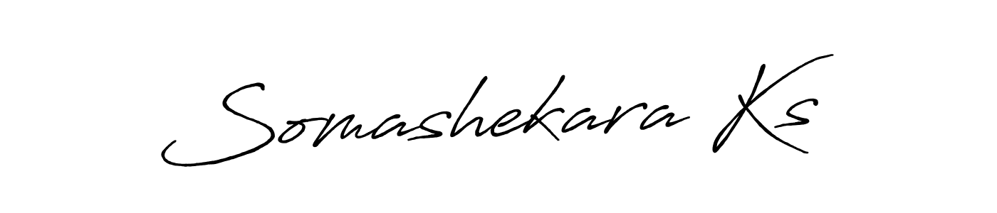 How to make Somashekara Ks signature? Antro_Vectra_Bolder is a professional autograph style. Create handwritten signature for Somashekara Ks name. Somashekara Ks signature style 7 images and pictures png