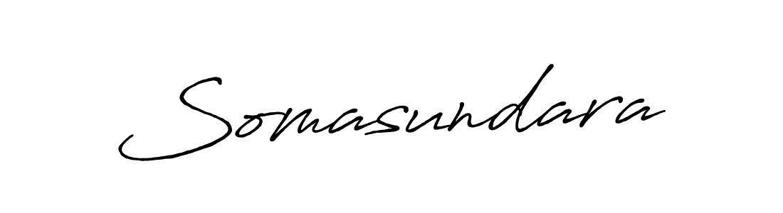 Make a beautiful signature design for name Somasundara. With this signature (Antro_Vectra_Bolder) style, you can create a handwritten signature for free. Somasundara signature style 7 images and pictures png