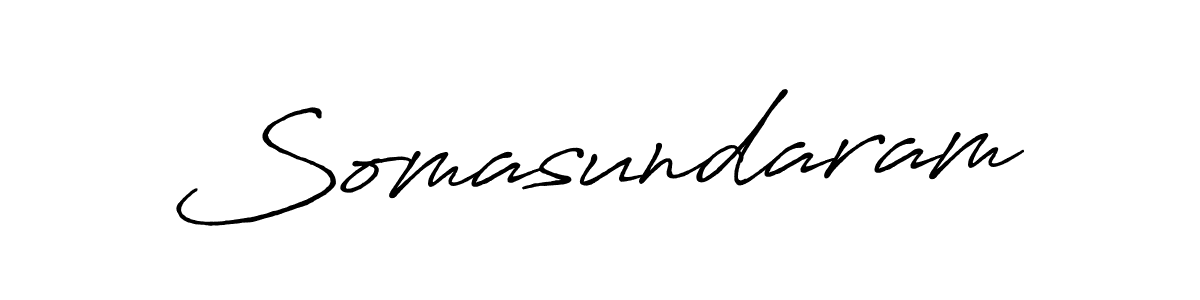 How to make Somasundaram name signature. Use Antro_Vectra_Bolder style for creating short signs online. This is the latest handwritten sign. Somasundaram signature style 7 images and pictures png