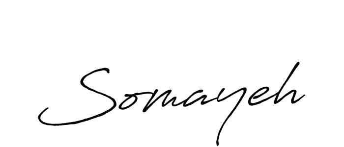 Make a beautiful signature design for name Somayeh. Use this online signature maker to create a handwritten signature for free. Somayeh signature style 7 images and pictures png