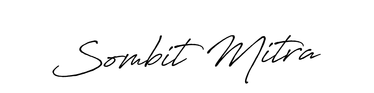 How to make Sombit Mitra signature? Antro_Vectra_Bolder is a professional autograph style. Create handwritten signature for Sombit Mitra name. Sombit Mitra signature style 7 images and pictures png