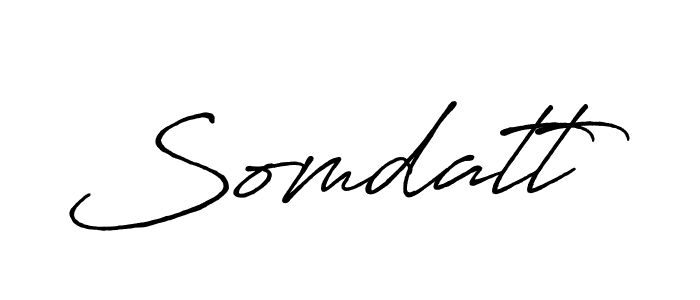 This is the best signature style for the Somdatt name. Also you like these signature font (Antro_Vectra_Bolder). Mix name signature. Somdatt signature style 7 images and pictures png