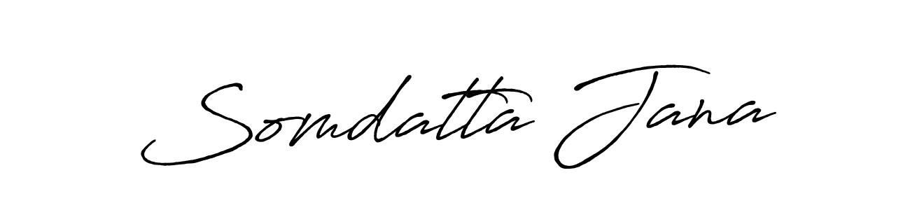 Make a beautiful signature design for name Somdatta Jana. Use this online signature maker to create a handwritten signature for free. Somdatta Jana signature style 7 images and pictures png