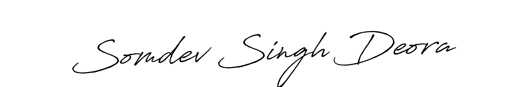 Also we have Somdev Singh Deora name is the best signature style. Create professional handwritten signature collection using Antro_Vectra_Bolder autograph style. Somdev Singh Deora signature style 7 images and pictures png