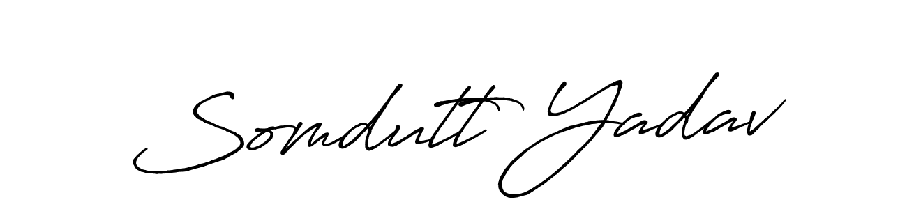 Make a beautiful signature design for name Somdutt Yadav. Use this online signature maker to create a handwritten signature for free. Somdutt Yadav signature style 7 images and pictures png
